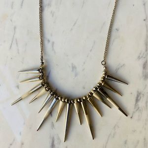Gold Spike Necklace